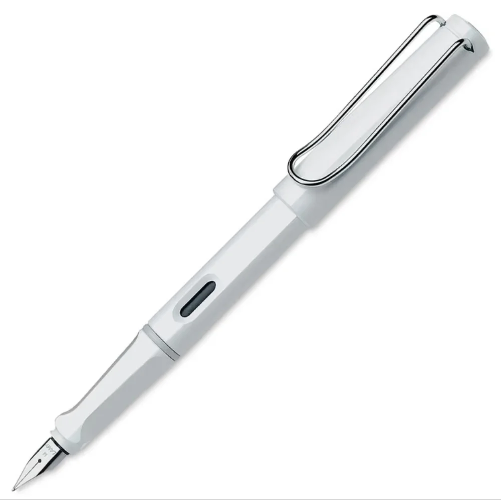 ❤️BUY 10 GET 5 FREE LAMY Safari Fountain Pen, Color White, Retail $37.00 USD